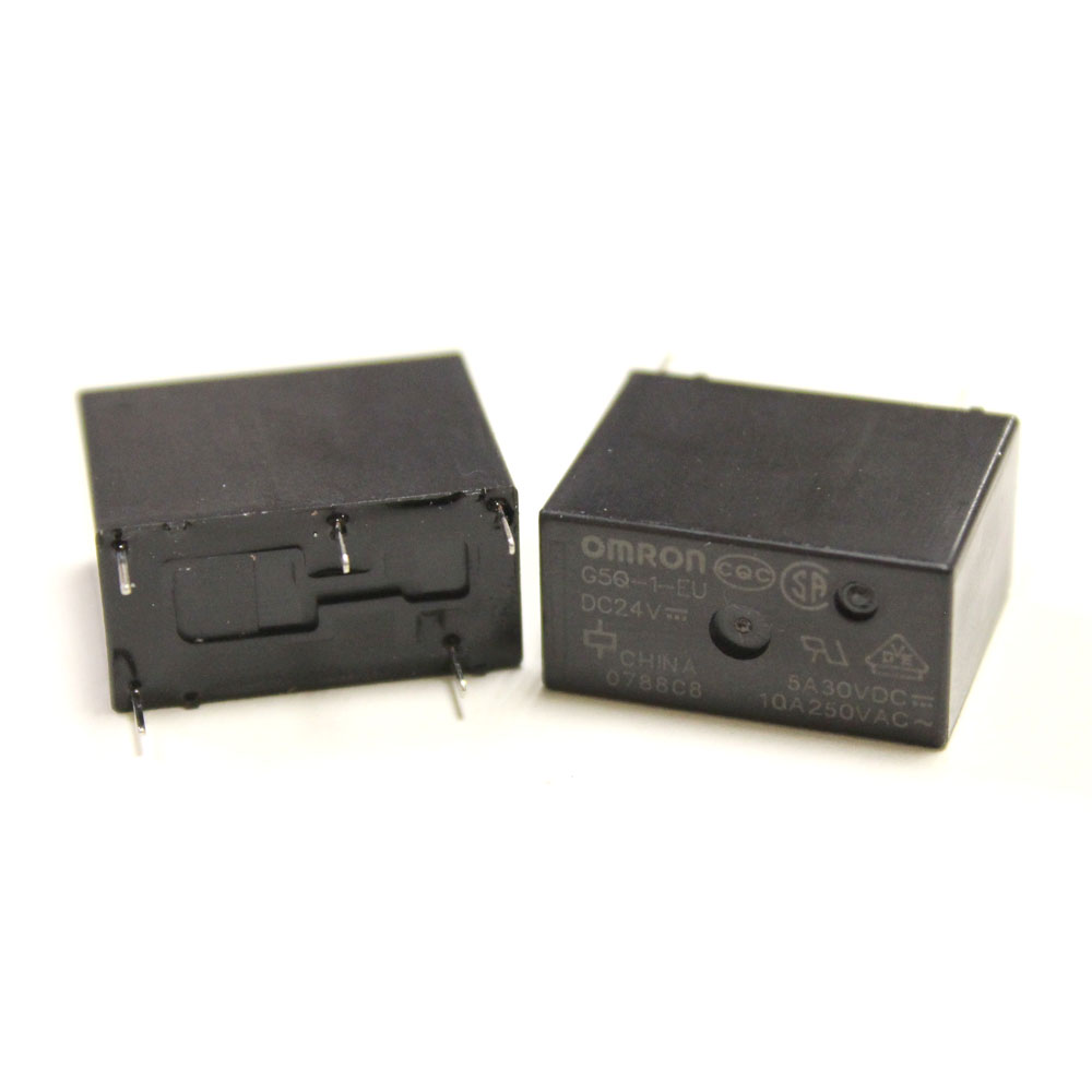 Реле 24V 10A DC24V-10A-1C 22*15,5*10мм  5pin для котлов